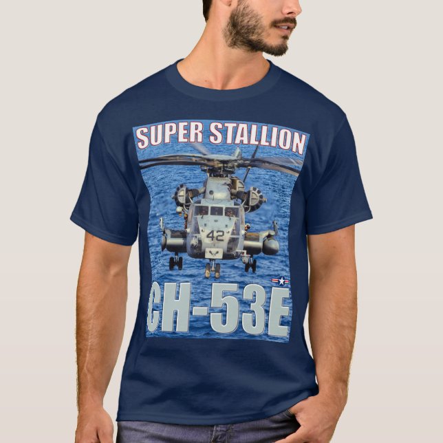 T-SHIRT CH-53E SUPER STALLION (Devant)