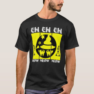 T-shirt Ch Ch Ch Meow Meow Costume Vendredi Effrayant Hall
