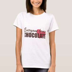 T-shirt Chacun aime le chocolat