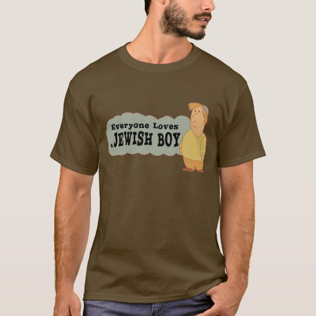 T-shirt Chacun aime un garçon juif (Devant)