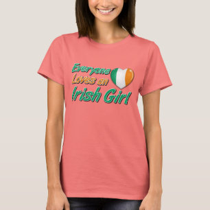 T-shirt Chacun aime une fille irlandaise