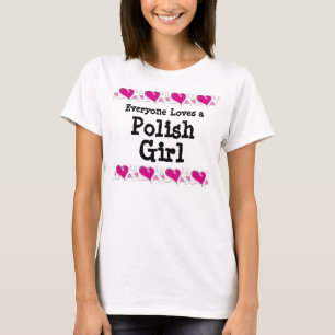 T-shirt Chacun aime une fille polonaise