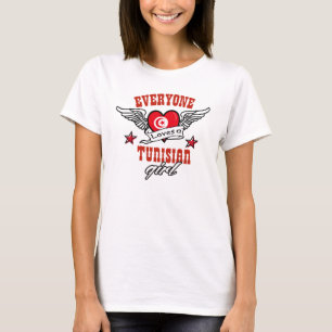 T-shirt Chacun aime une fille tunisienne