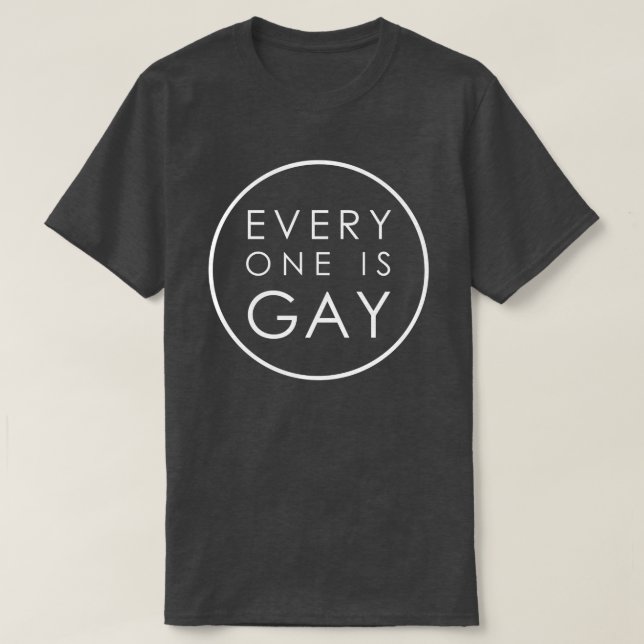 T-SHIRT CHACUN EST GAI (Design devant)