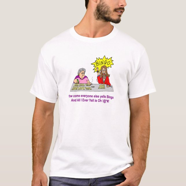T-shirt Chacun hurle autrement le bingo-test (Devant)
