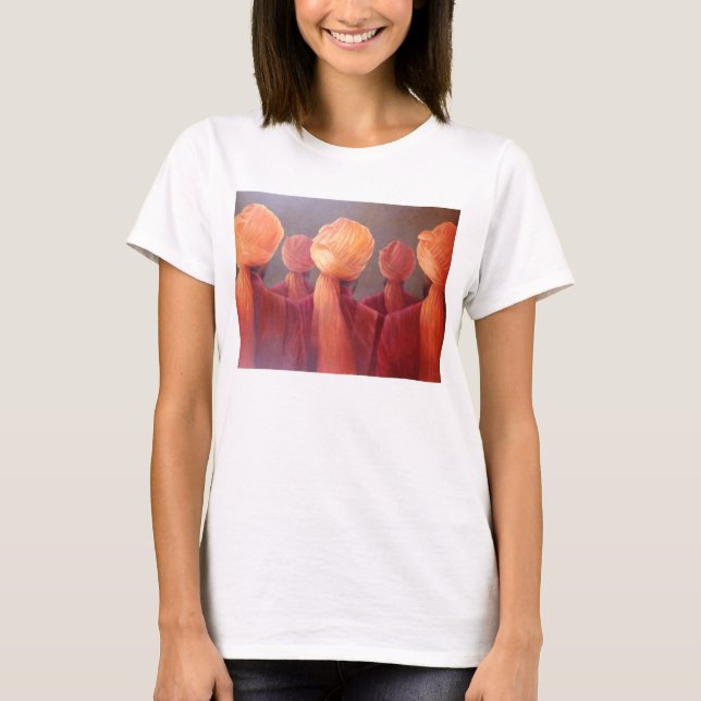 T-shirt Chacune des cinq têtes (Devant)