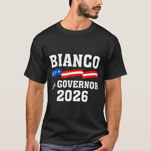 T-shirt Chad Bianco For Governor Of California 2026  (Devant)