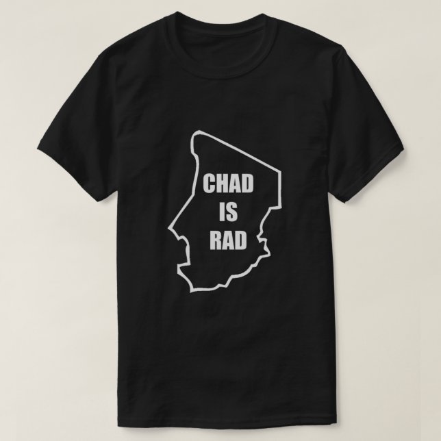 T-shirt Chad Is Rad - White Classic (Design devant)