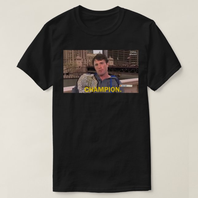 T-shirt Chael Sonnen Middleweight Champ Classic T Shirt (Design devant)