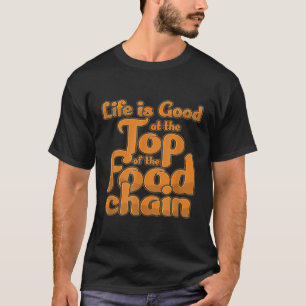 T-shirt Chaîne alimentaire Barbecue Viande Steak Grill Gri