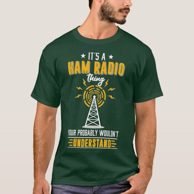T-shirt Chaîne Amateur Ham Radio Opérateur Shirt Don Son J (Devant)