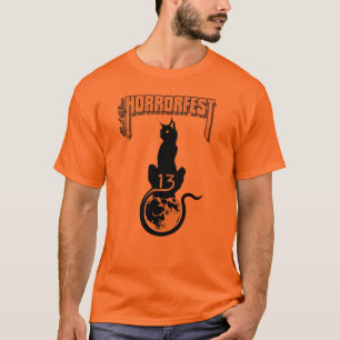 T-shirt Chaîne Chat Lucky N° 13 (orange)