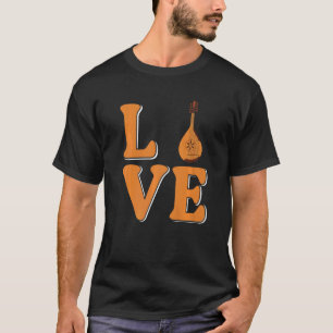 T-shirt Chaîne de musique Love Mandolin