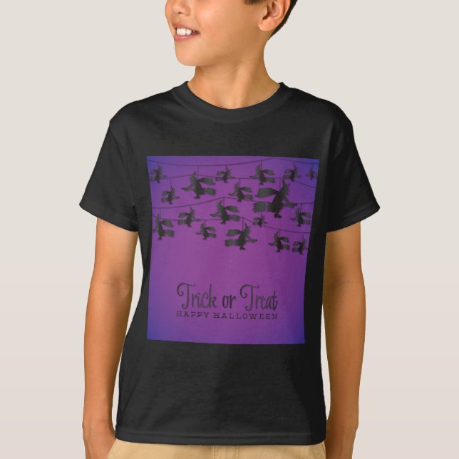 T-shirt Chaîne de sorcière volante (Devant)