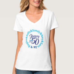 T-shirt Chaîne de tradition féminine Rabbins 50 ans T-Sh