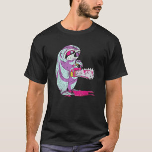 T-shirt Chaîne de tronçonneuse effrayante Vaporwave Art an