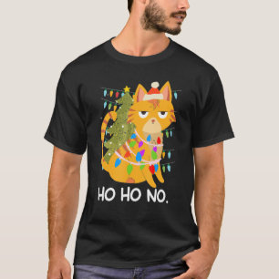 T-shirt chaîne légère de chat sapin Propriétaire de chat