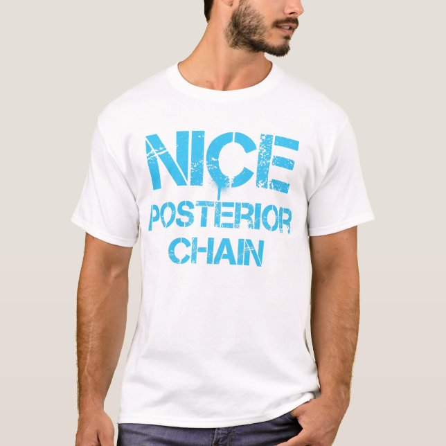 T-SHIRT CHAÎNE POSTÉRIEURE GENTILLE (Devant)