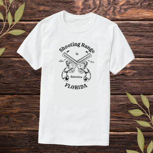 T-shirt Chaîne sportive Floride Amérique Logo Vintage