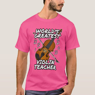 T-shirt Chaîne violoniste du plus grand professeur de viol