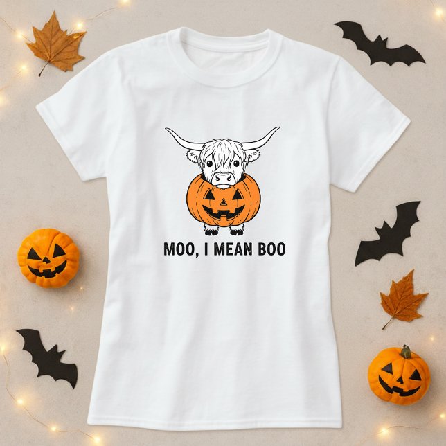 T-shirt Chaînes amusantes Halloween Tee; Pun de vache et d (Créateur téléchargé)