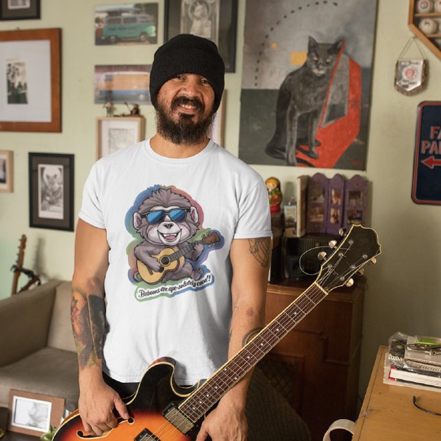 T-shirt Chaînes de déchiquetage de babouins funky (Créateur téléchargé)