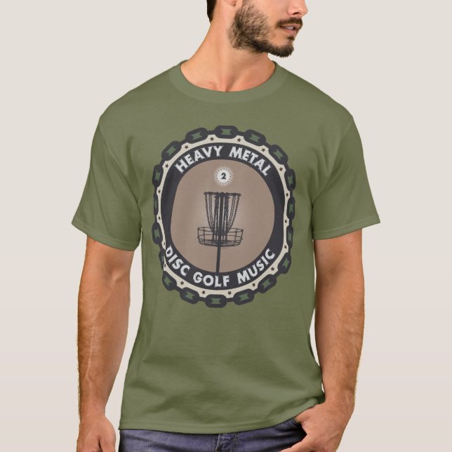 T-shirt Chaînes de golf sur disque (Devant)