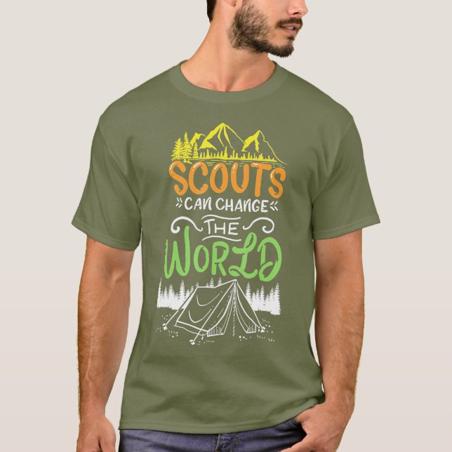 T-shirt Chaînes des camps de scouts (Devant)