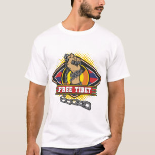 T-shirt Chaînes libres du Thibet