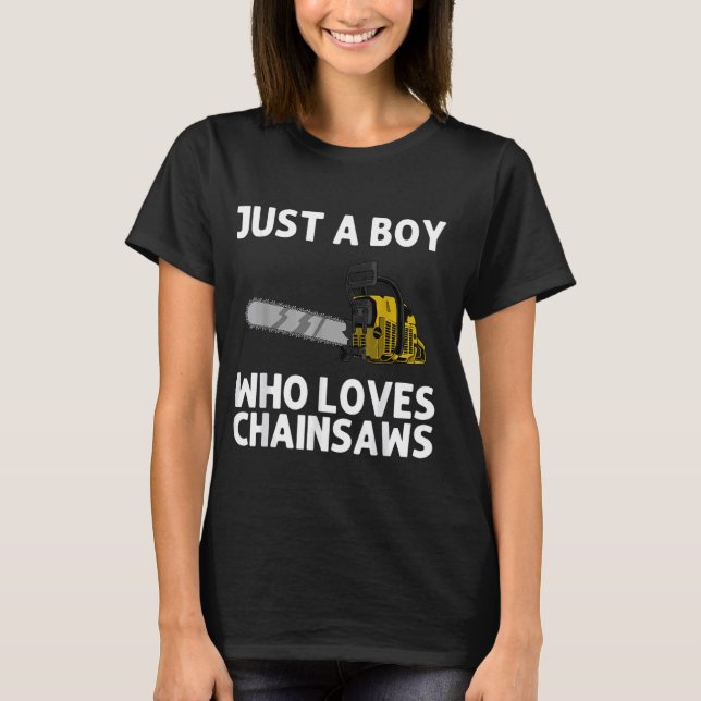 T-shirt Chainsaw Lumberjack Arboriseur Logger (Devant)