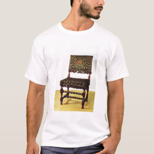 T-shirt Chaise avec les civières en spirale, fin du 17èm