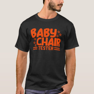 T-shirt Chaise Bébé Tester Sarcastique courte