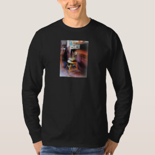 T-shirt Chaise de barbier vintage pour enfant
