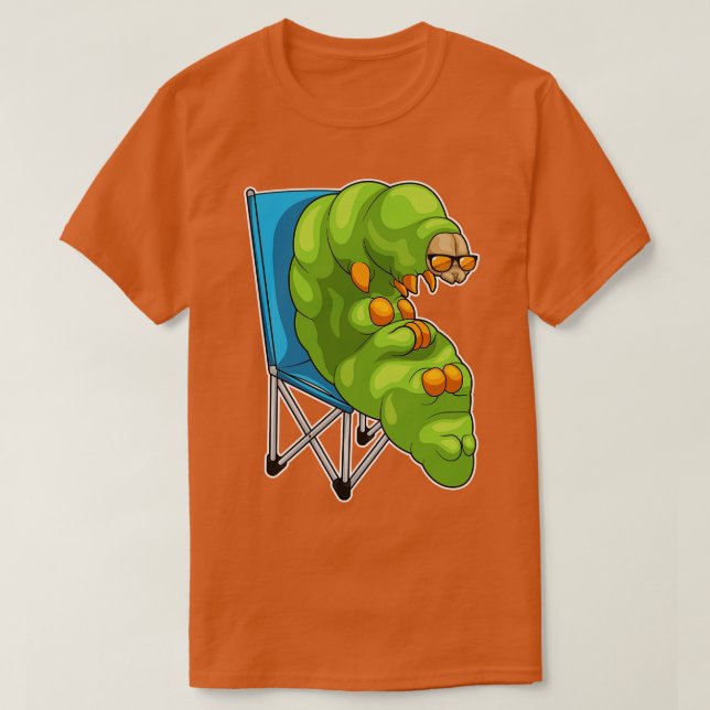 T-shirt Chaise de plage Caterpillar (Design devant)