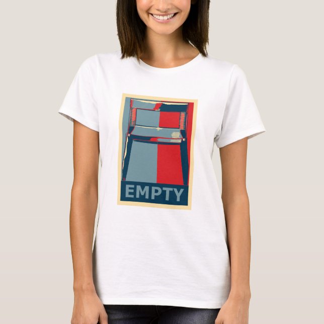 T-shirt Chaise Obama invisible PoliticalSatire (Devant)