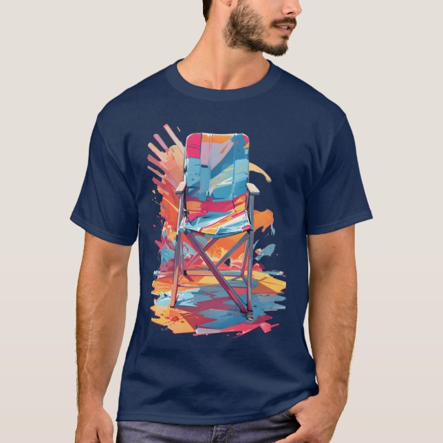 T-shirt chaise pliante (Devant)