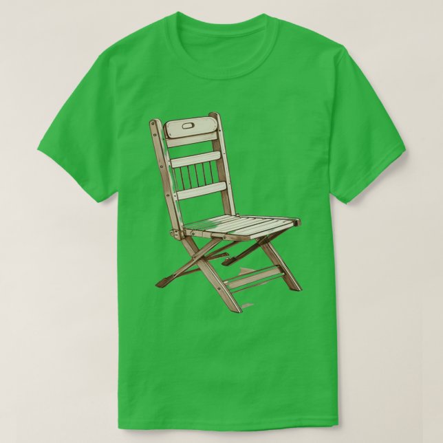 T-shirt Chaise pliante 1 (Design devant)