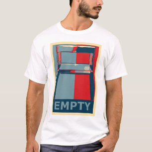 T-shirt Chaise vide de satire politique drôle d'Obama