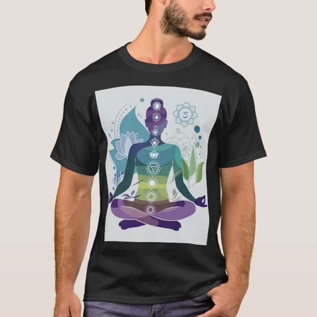 T-shirt Chakra Harmony réveille l'énergie (Devant)