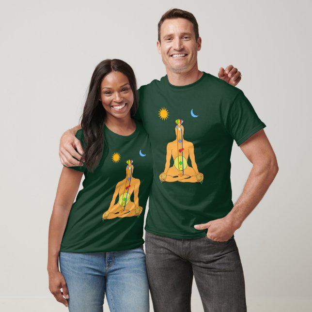 T-shirt Chakras assis (Unisexe)