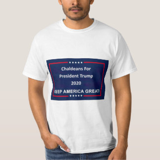 T-shirt Chaldéens pour Trump 2020