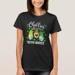 T-shirt Chaleur avec mon infirmière Nicu Gnome Patrick Day