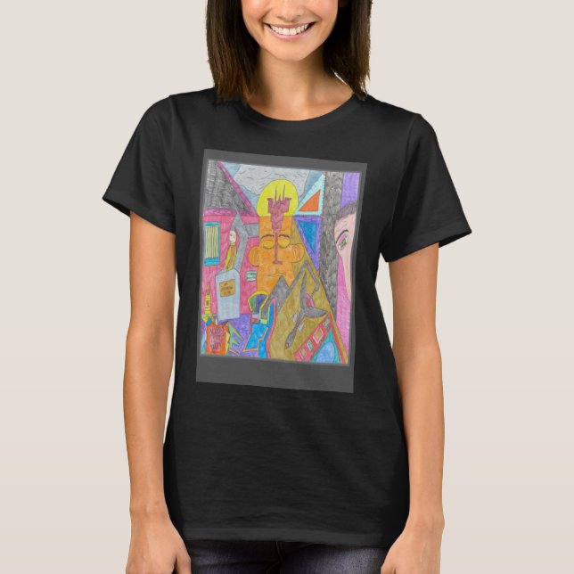 T-shirt Chaleur de fusion des soleils non interpolés (Devant)