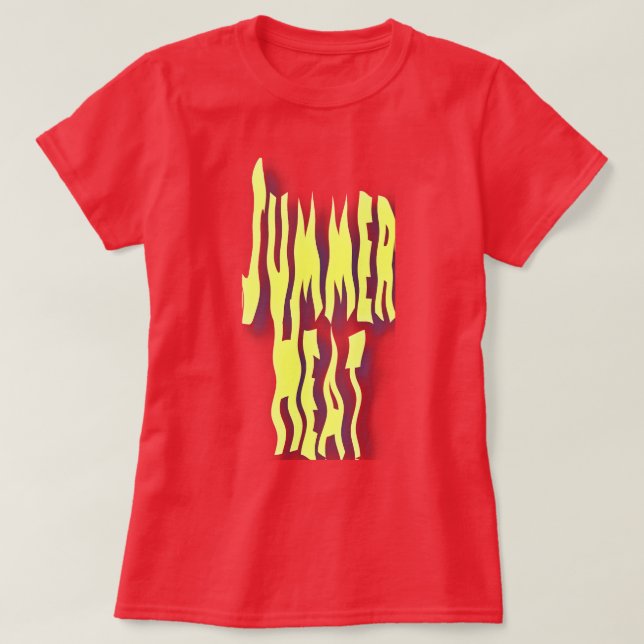 T-shirt Chaleur d'été pour femmes  (Design devant)