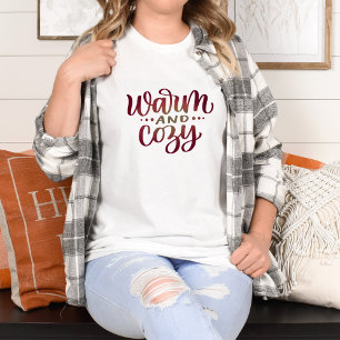 T-shirt Chaleureuse et cosy automne longue tenue chemise f