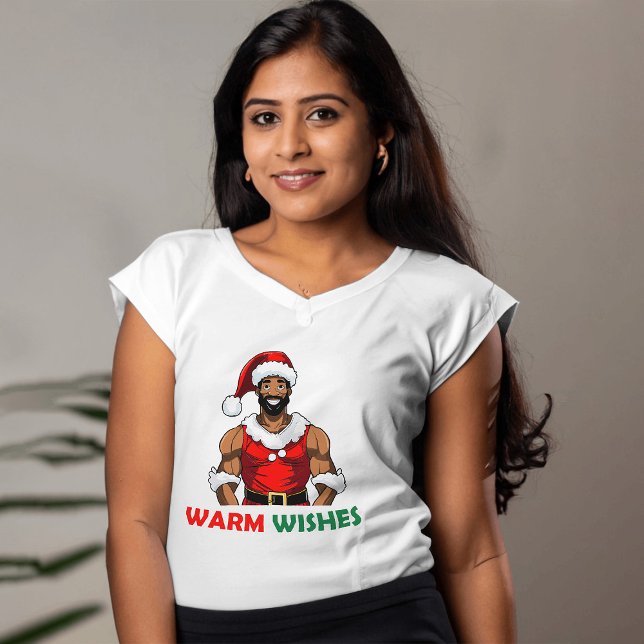 T-shirt Chaleureux Afro Man (Créateur téléchargé)