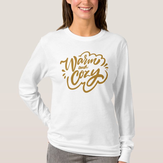 T-shirt Chaleureux et cosy (Devant)