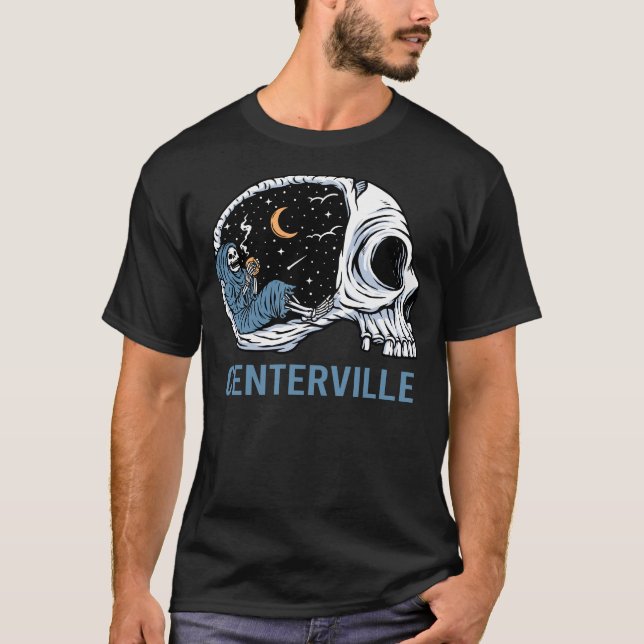 T-shirt Chaleureux Skeleton Centerville (Devant)