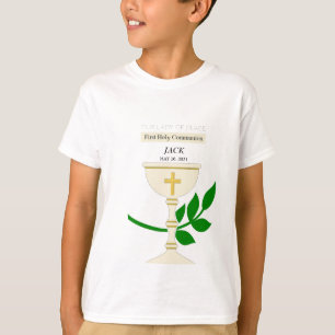 T-shirt Chalice de la première communion sur mesu