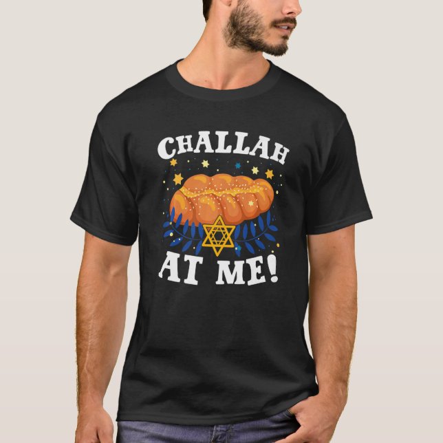 T-shirt Challah At Me Rosh Hashanah Jewish Hanoukka Boys (Devant)